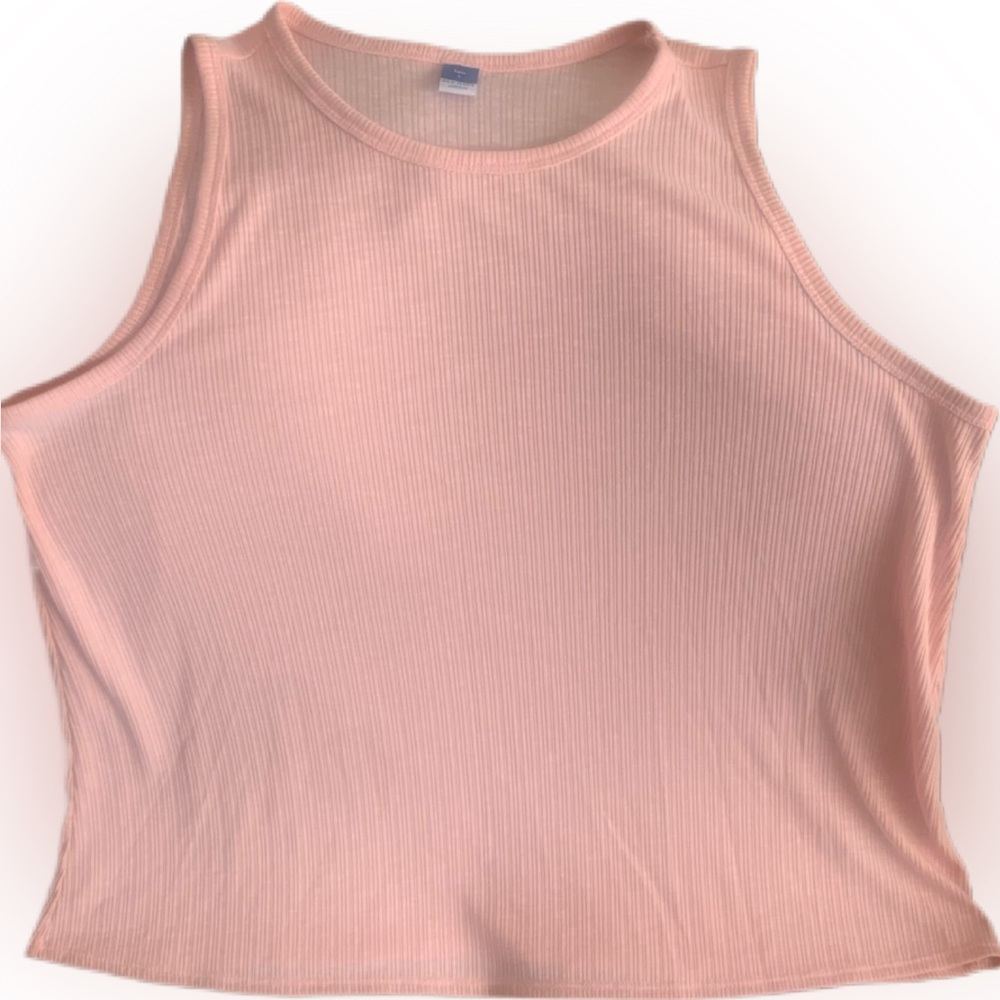 Pre Owned Women’s Old Navy Sleeveless Top Blouse Tank Top Sz Lg Pink Comfort
